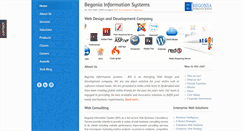 Desktop Screenshot of begoniainfosys.com